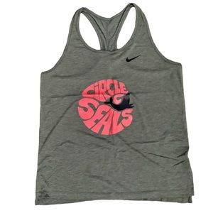 Nike Racerback Tank Circle Seals size Medium Excellent Condition